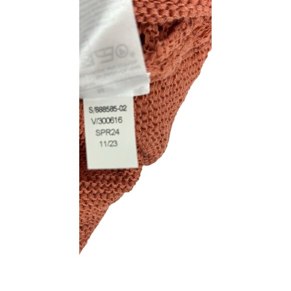 NWT Banana Republic Cardigan Womens M Slouchy Tape Yarn Sweater Pink Amaretti - Picture 6 of 7